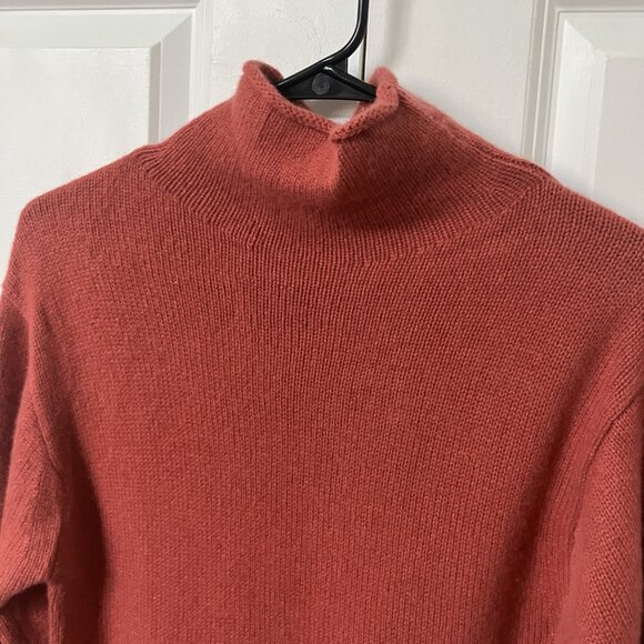 Aritzia Wilfred Sweater Womens XS Cashmere Knit Funnel Turtleneck Pullover - Picture 8 of 8